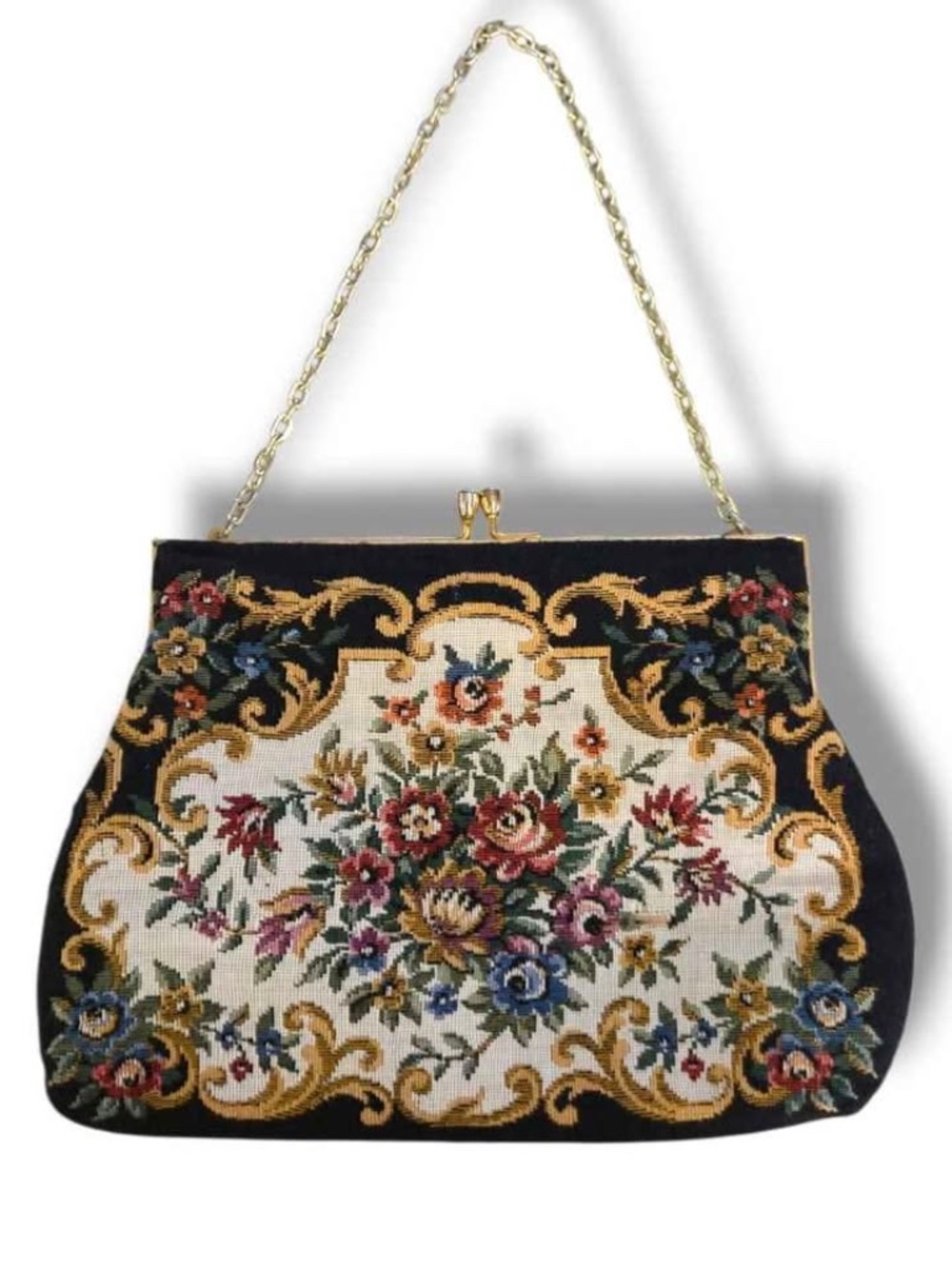 Vintage Tapestry Purse by Goldco - Picture 7 of 9